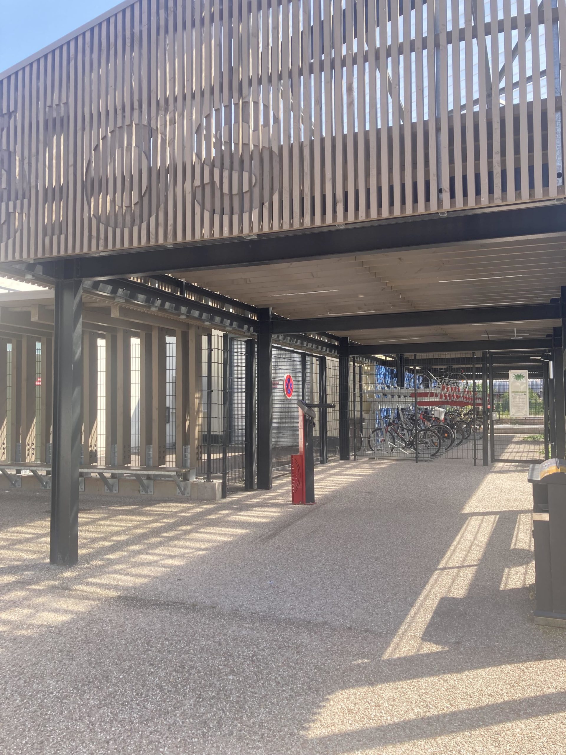Visuel - garage à vélos Saint-Dié