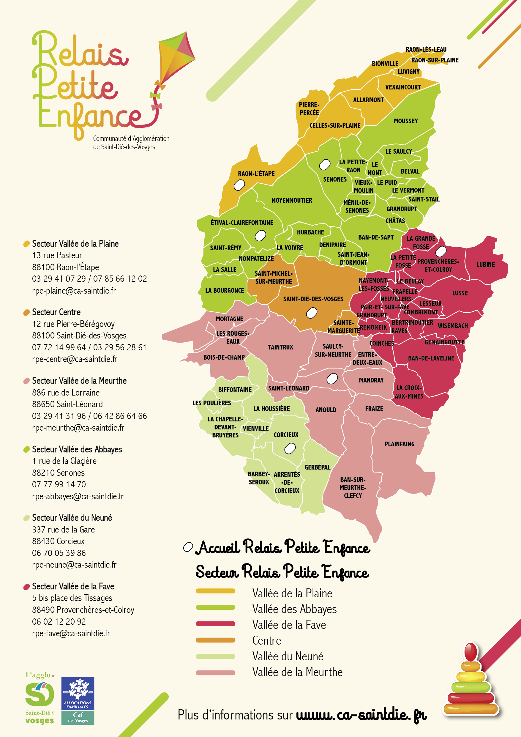 Carte Relais Petite Enfance