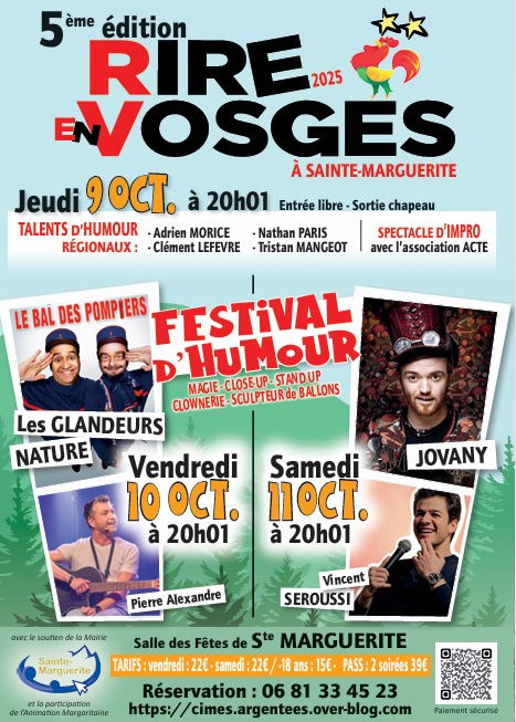 Spectacle Rire en Vosges