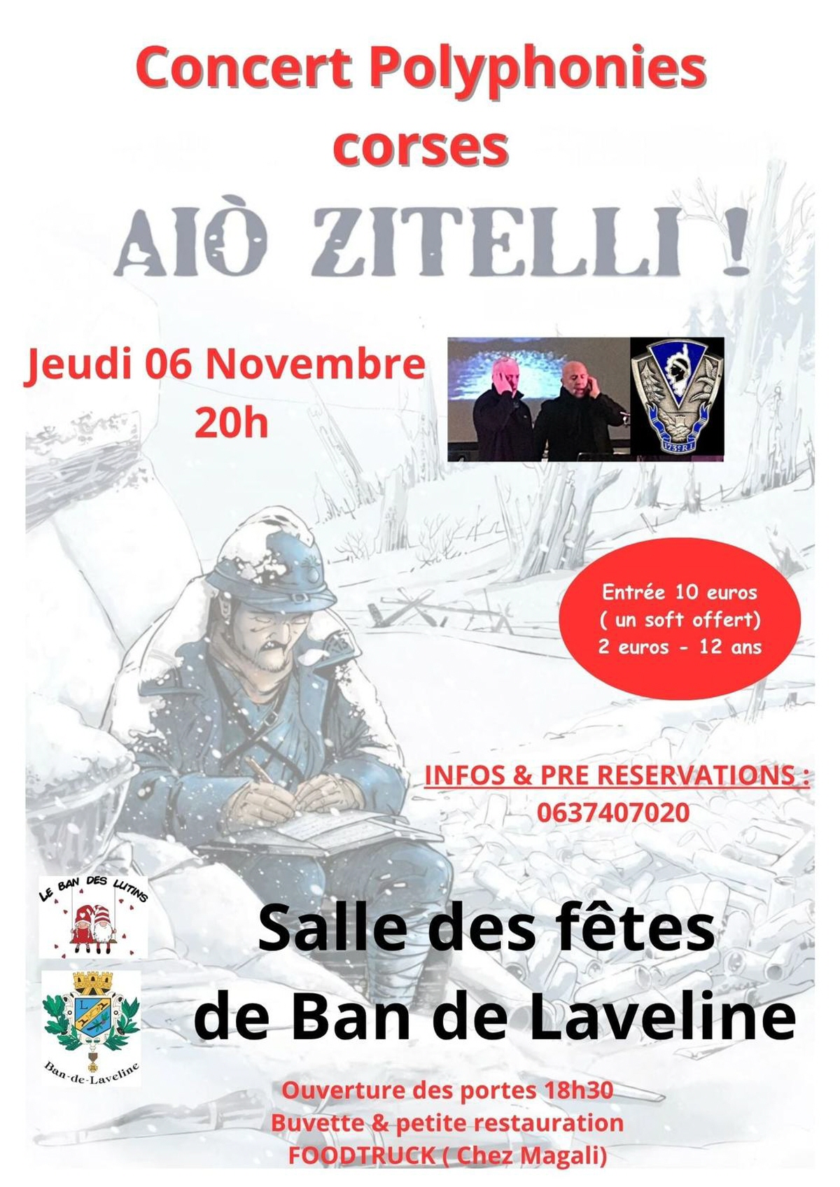 Concert de polyphonies Corses AIÒ ZITELLI !