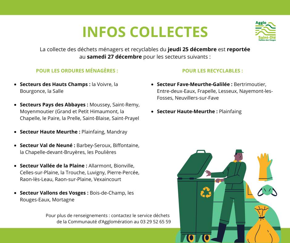 infos collectes des déchets