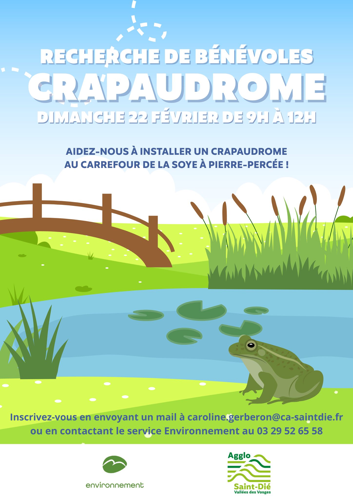 Aidez-nous à installer un crapaudrome !