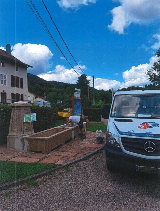 Trois fontaines de Bionville rénovées avec le soutien de l’Agglomération