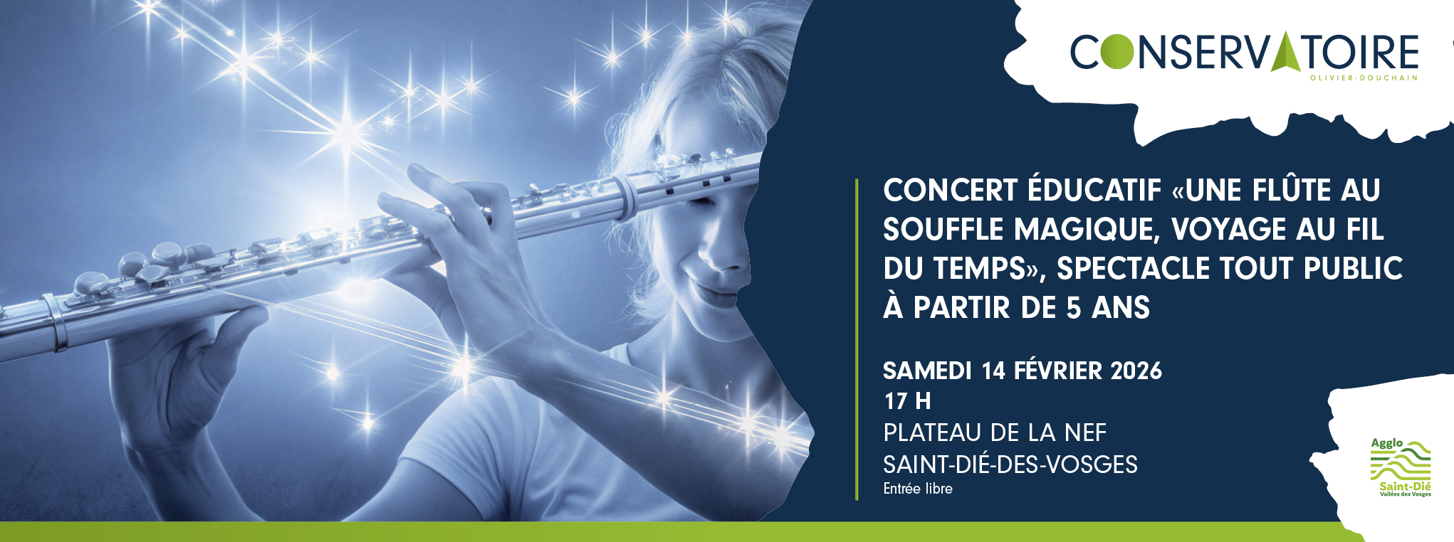 Concert éducatif : Une flûte au souffle magique