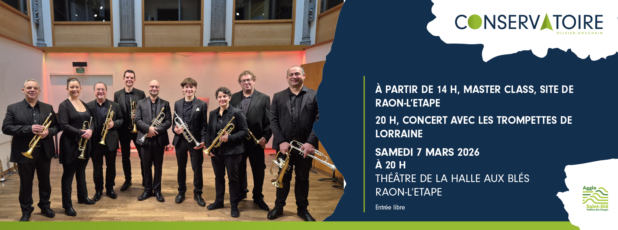 Master-class et concert avec l'Ensemble de trompettes de Lorraine