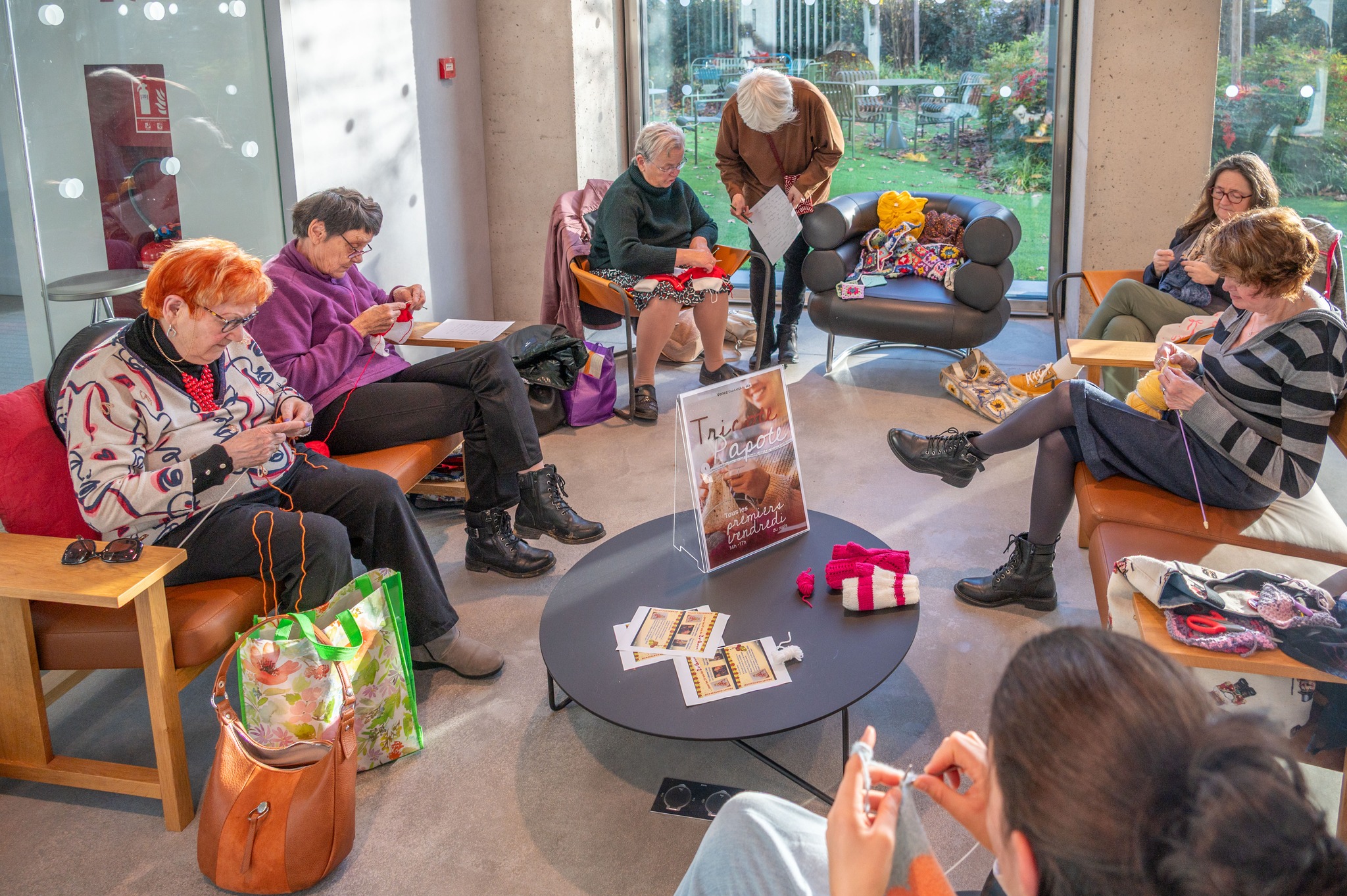 Du tricot et de la papote dans les médiathèques