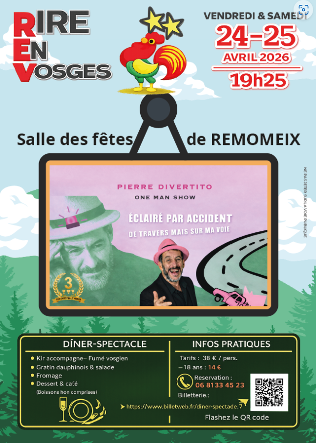 Spectacle Rire en Vosges