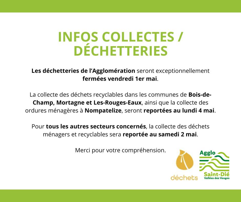 infos collecte 1er mai 2026