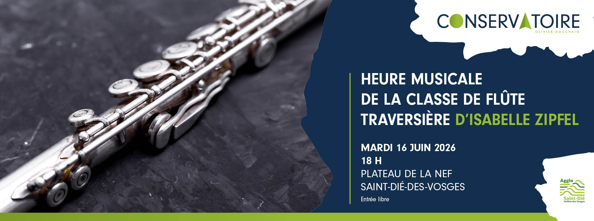 Heure Musicale de la classe de flûte traversière et de flûte à bec d'Isabelle Zipfel