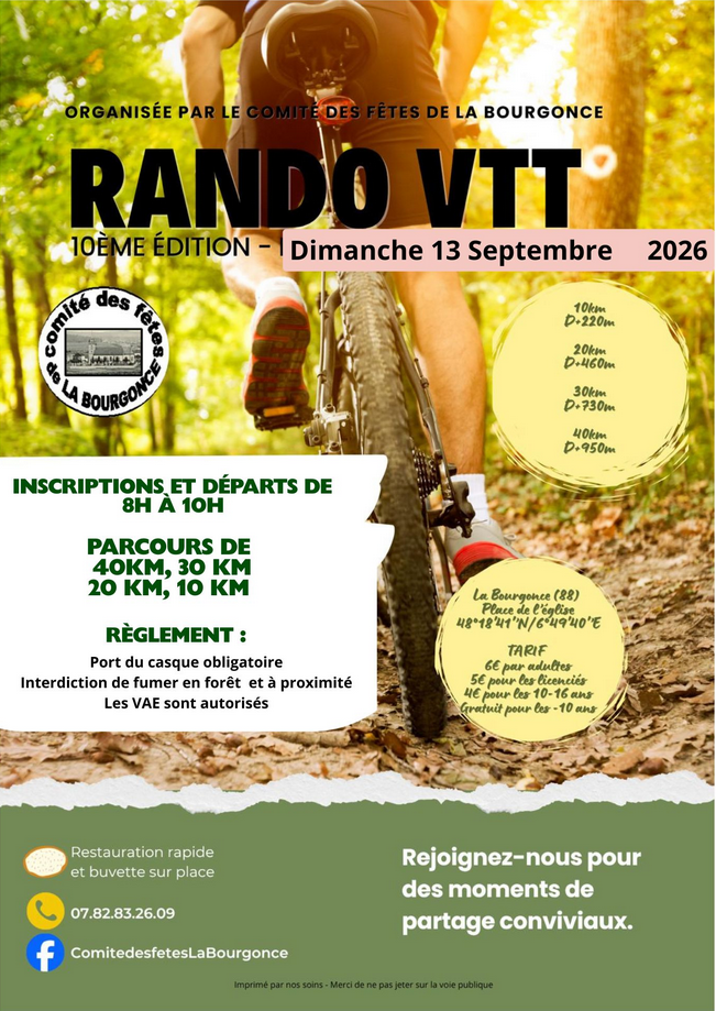 10ème Rando VTT des Jumeaux