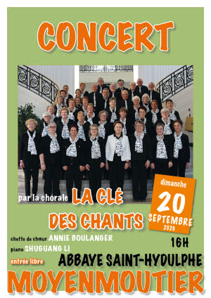 Concert - Chorale la Clé des Champs